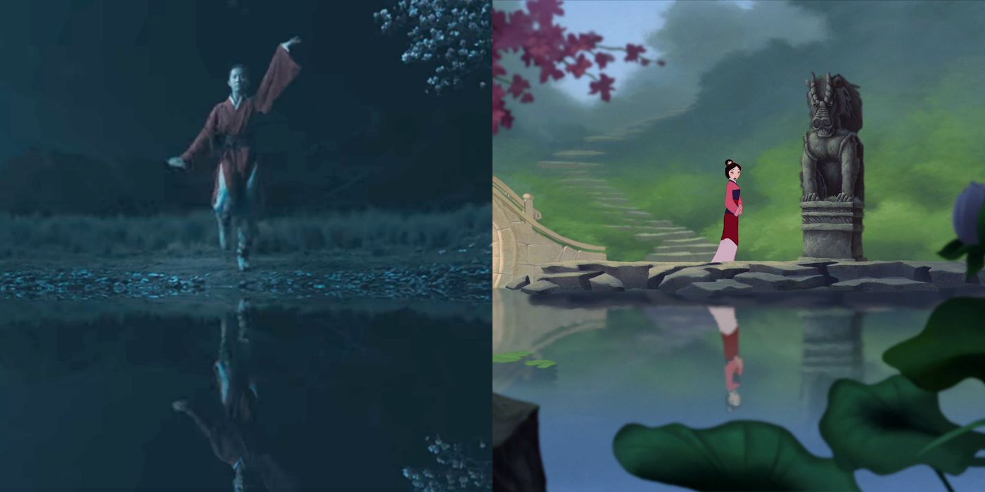 Mulan Trailer Live-Action Animation Reflections