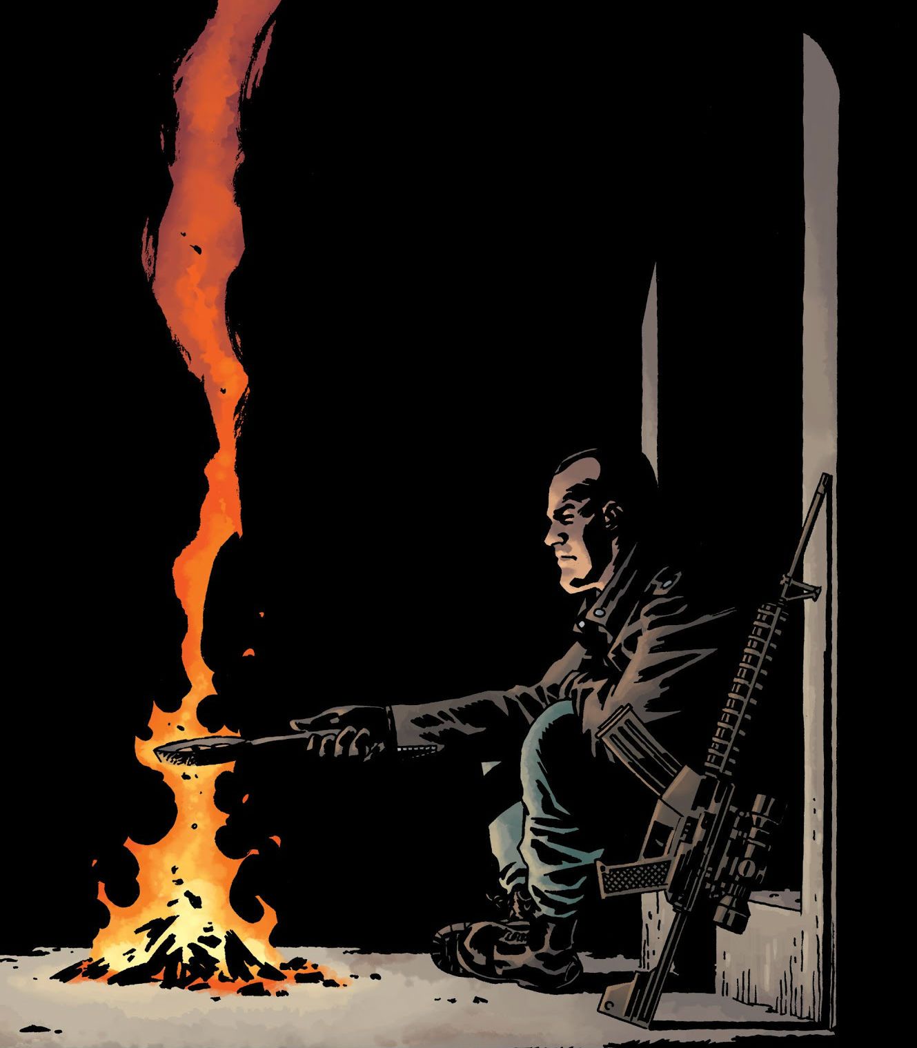 Negan is banished in The Walking Dead comics