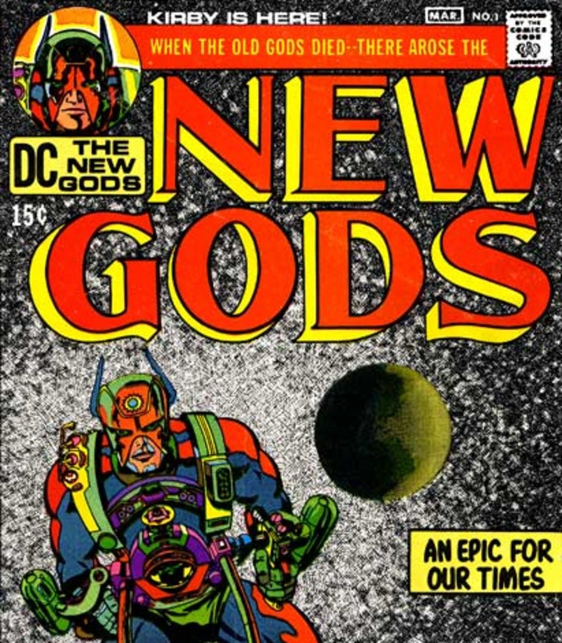New Gods #1 Cover Cropped Jack Kirby vertical