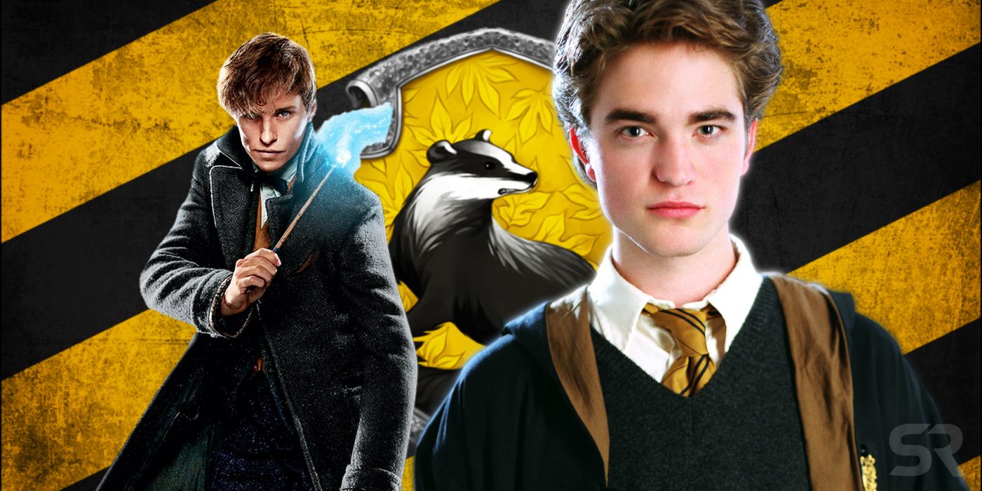 Newt Scamander and Cedric Diggory in Hufflepuff House in Harry Potter
