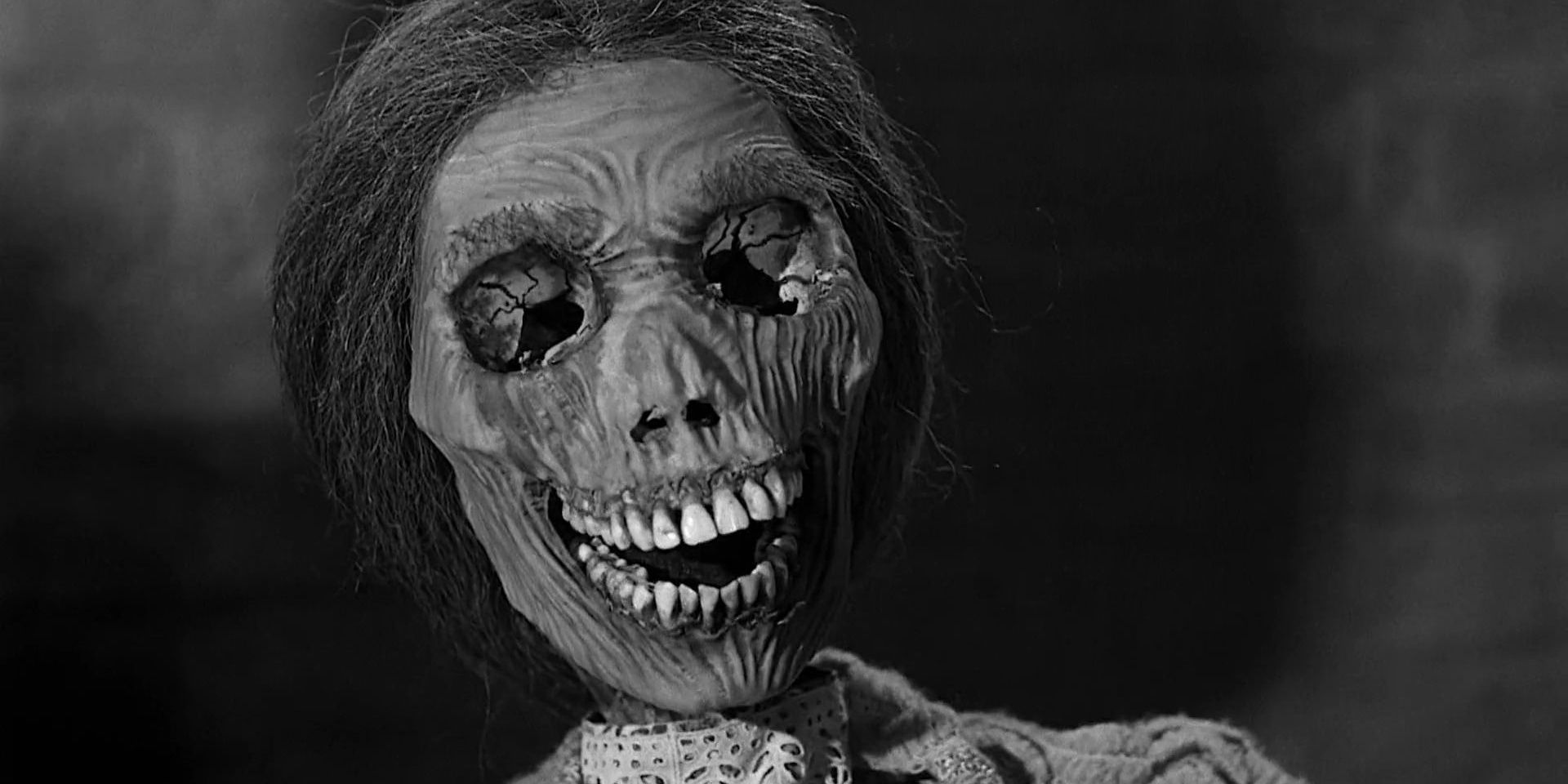 Norma Bates' skeleton in Psycho 1960