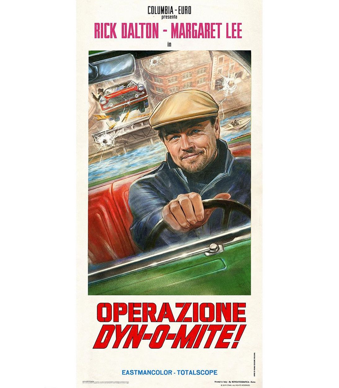 Once Upon a Time in Hollywood Operazione Dyn-O-Mite! Poster