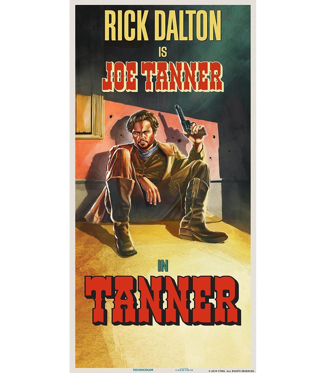 Once Upon a Time In Hollywood Tanner Poster