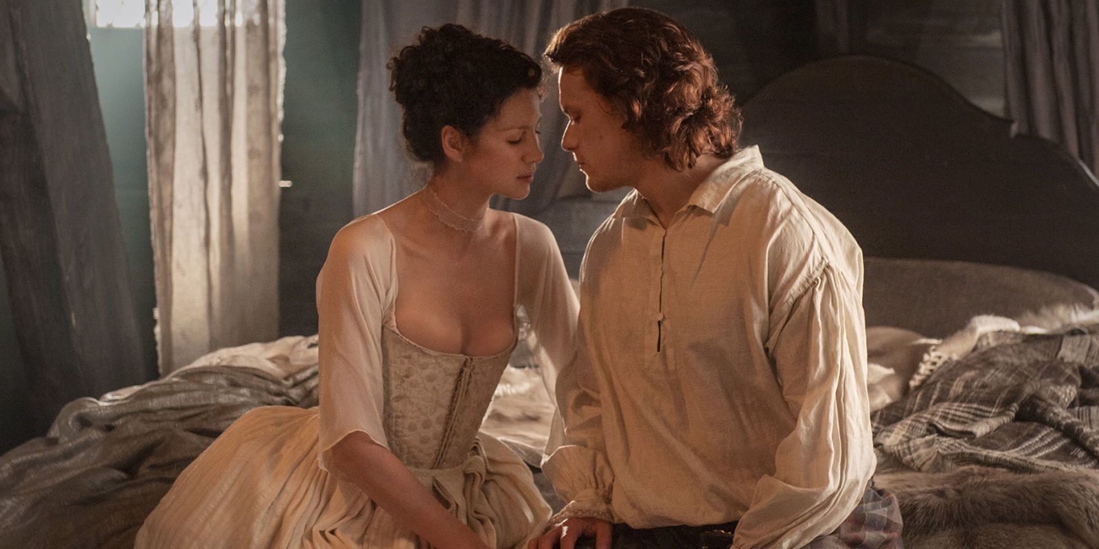 Jamie and Claire Fraser in Outlander