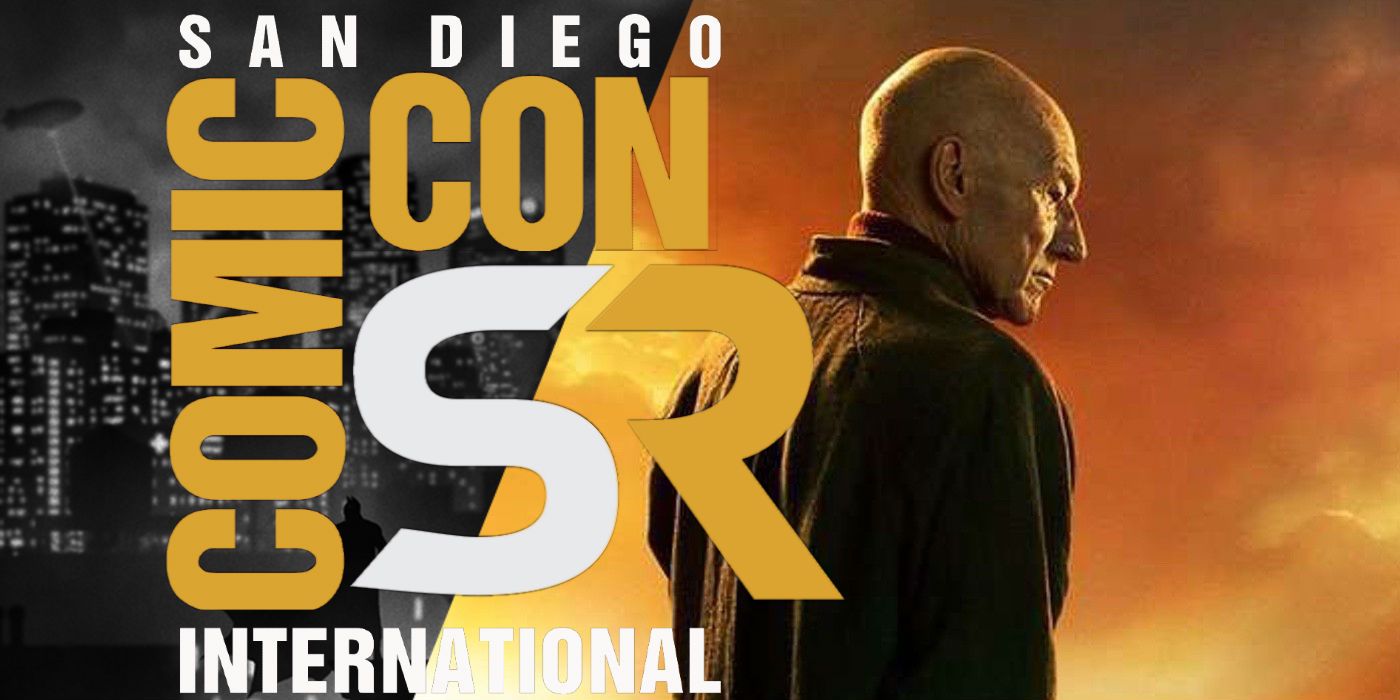 Patrick Stewart in Star Trek Picard poster SDCC 2019