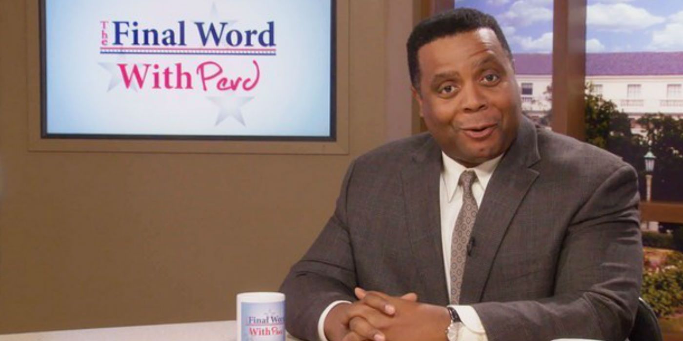 Perd Hapley on his news show in Parks and Recreation.