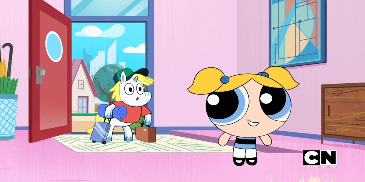 Bubbles as she appears in the 2016 reboot of The Powerpuff Girls.