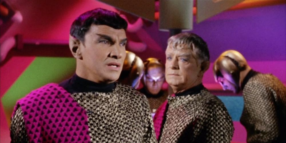 A Romulan commander worried about facing Captain Kirk in Star Trek: The Original Series
