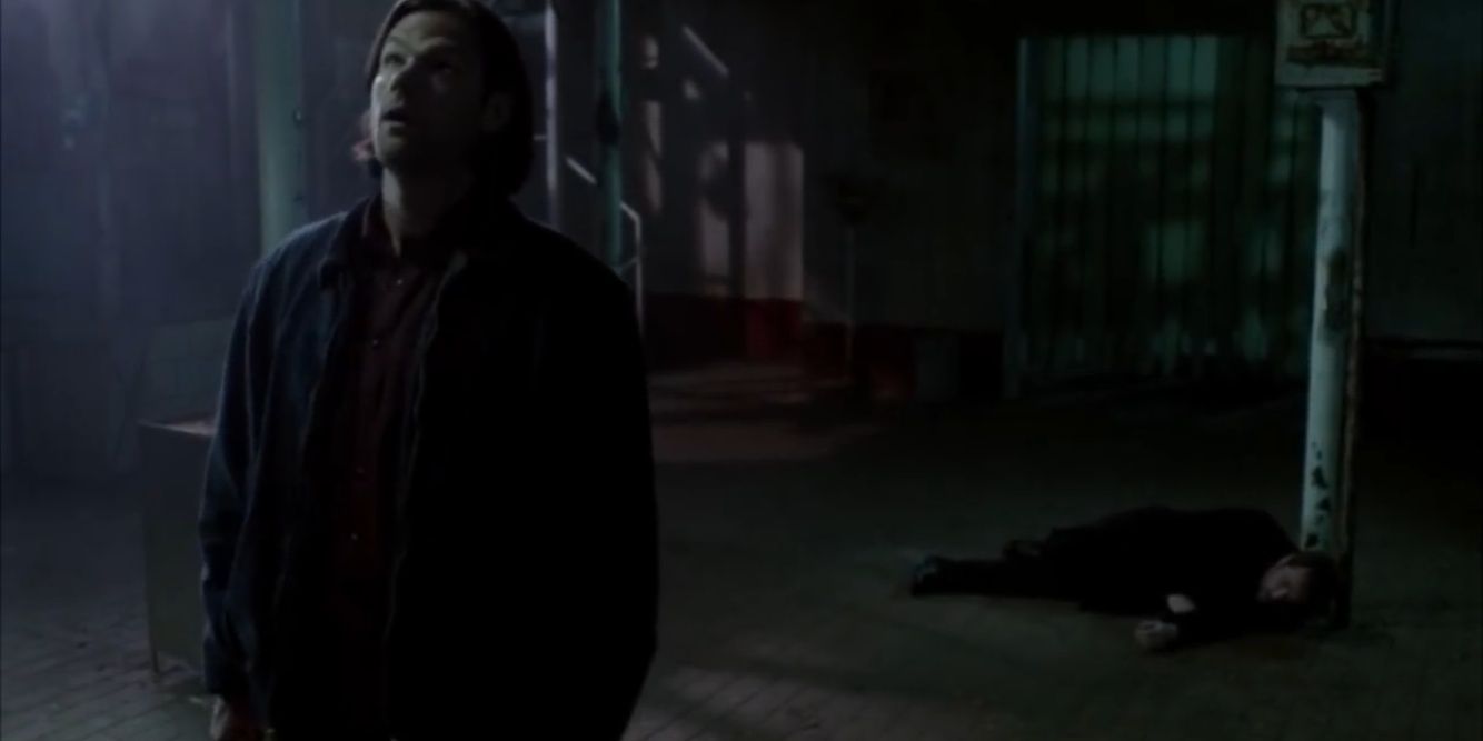 Sam attacks Crowley