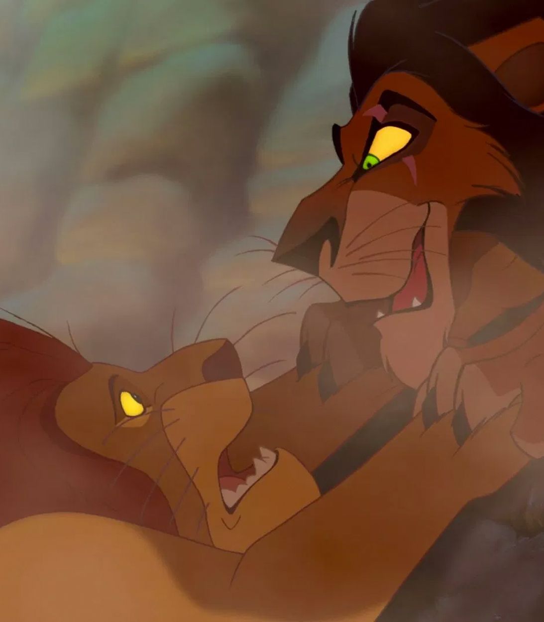 Scar and Mufasa in The Lion King Vertical TLDR