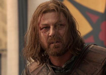 Sean Bean as Ned Stark in Game of Thrones