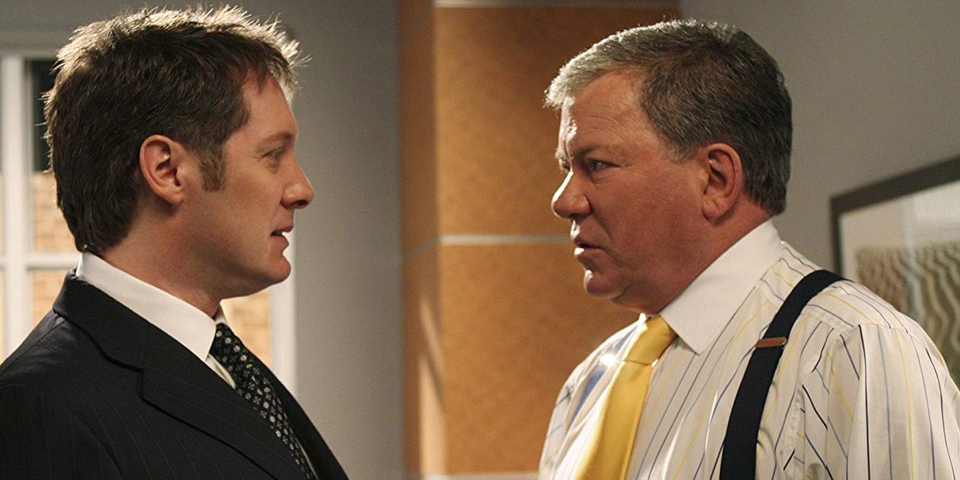 James Spader and William Shatner on Boston Legal