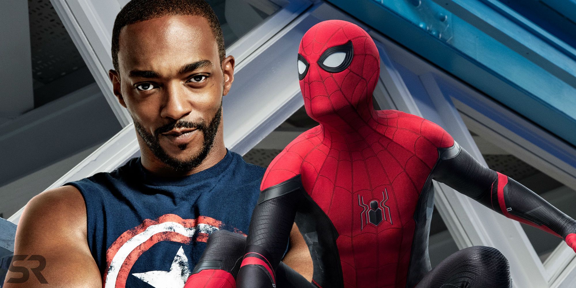 Spider-Man Far From Home Falcon Captain America Anthony Mackie SR
