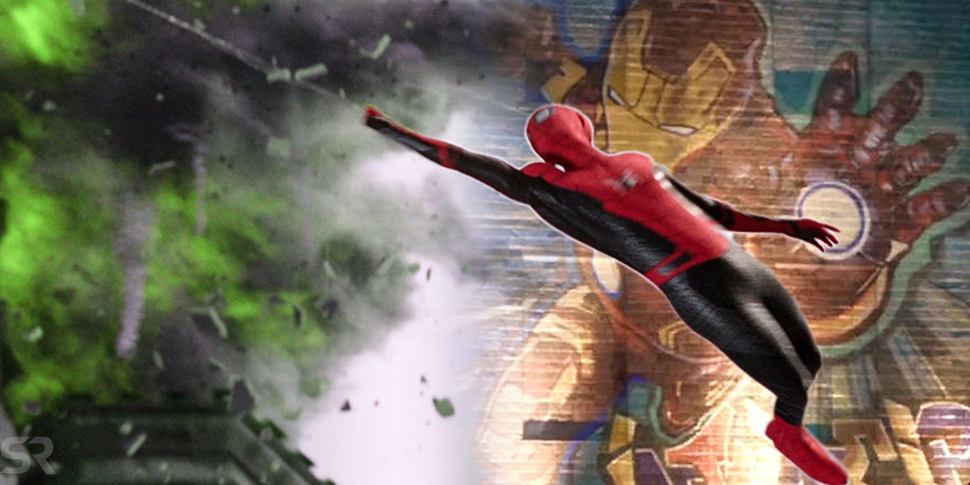 Spider-Man Far From Home With Iron Man Mural