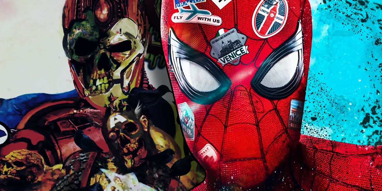 Zombie Iron Man Officially Revealed in New Spider-Man Photos