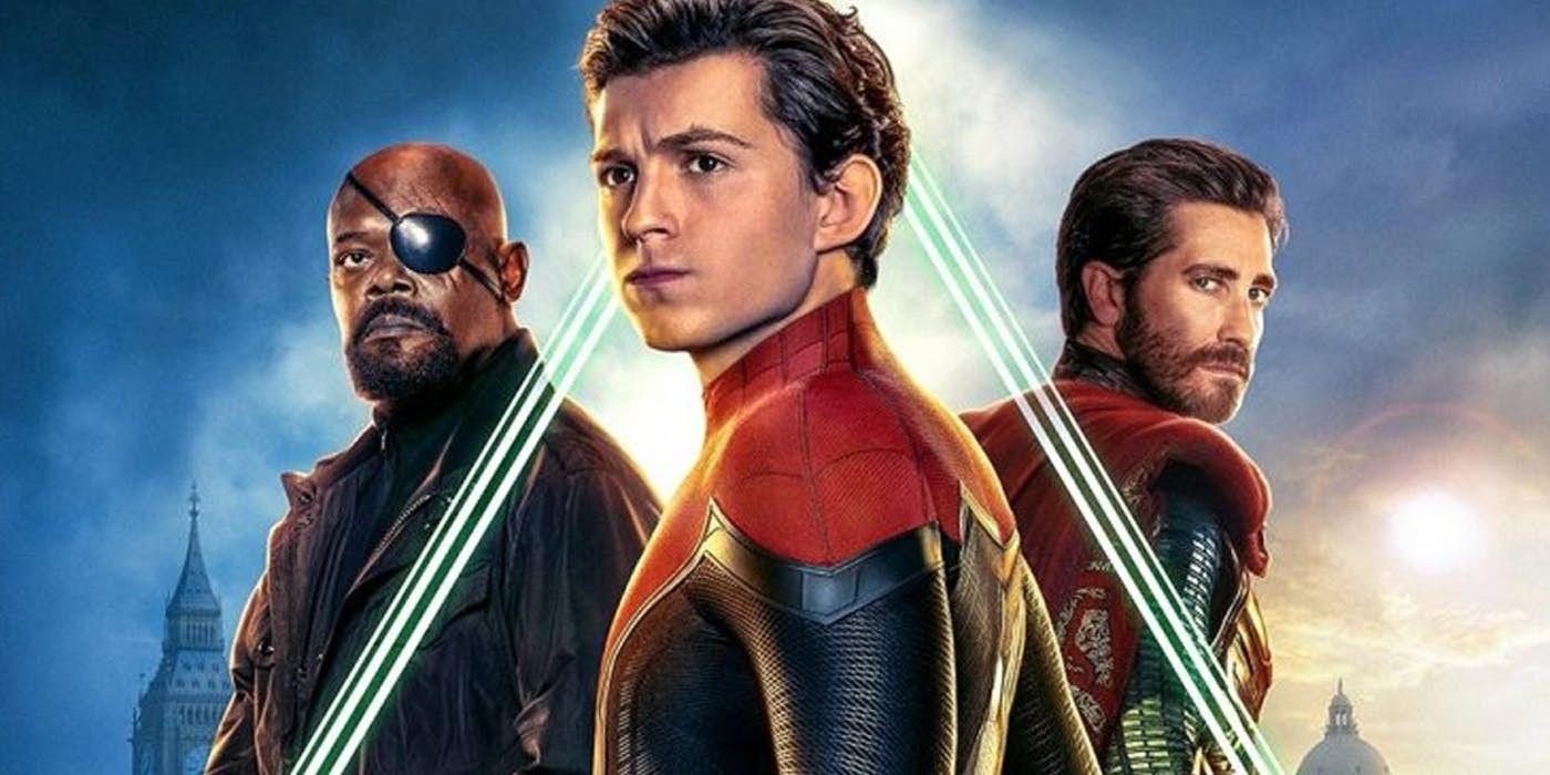 A promo photo for Spider-Man: Far From Home
