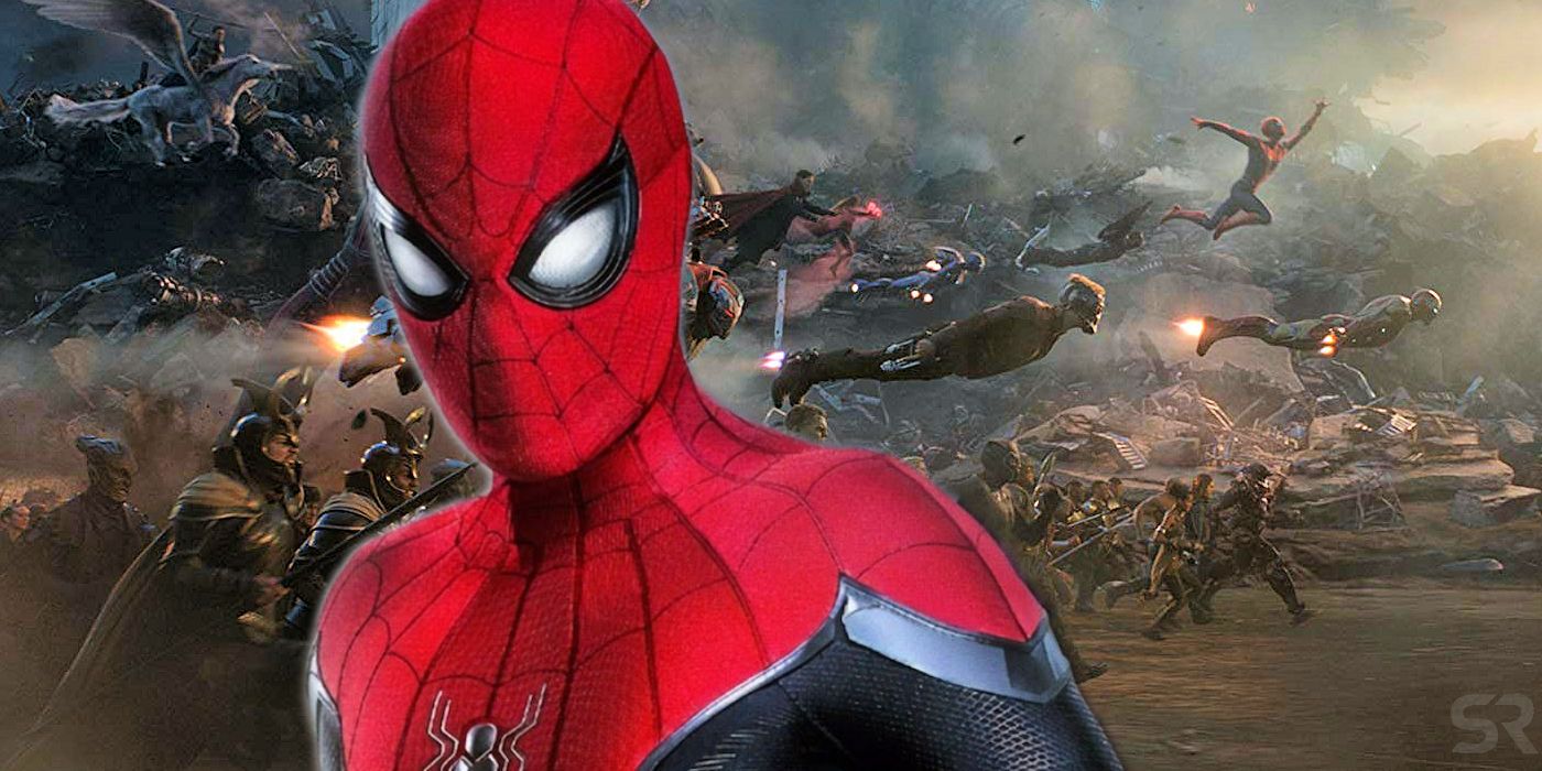 Spider-Man and Avengers Endgame Final Battle