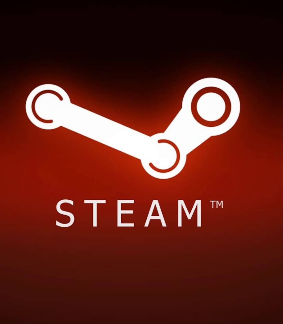 Steam Logo Red Vertical
