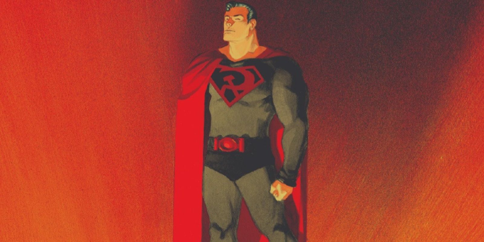 Superman looks on in Superman Red Son comic