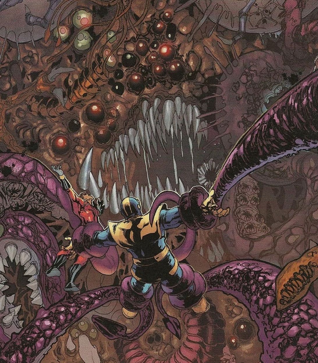 Thanos Meets Old One H.P. Lovecraft