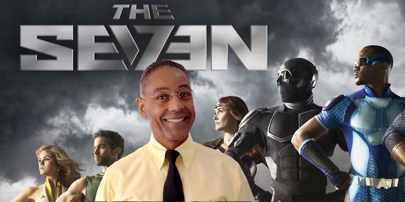 The Seven in The Boys and Giancarlo Esposito as Gus Fring in Breaking Bad Better Call Saul