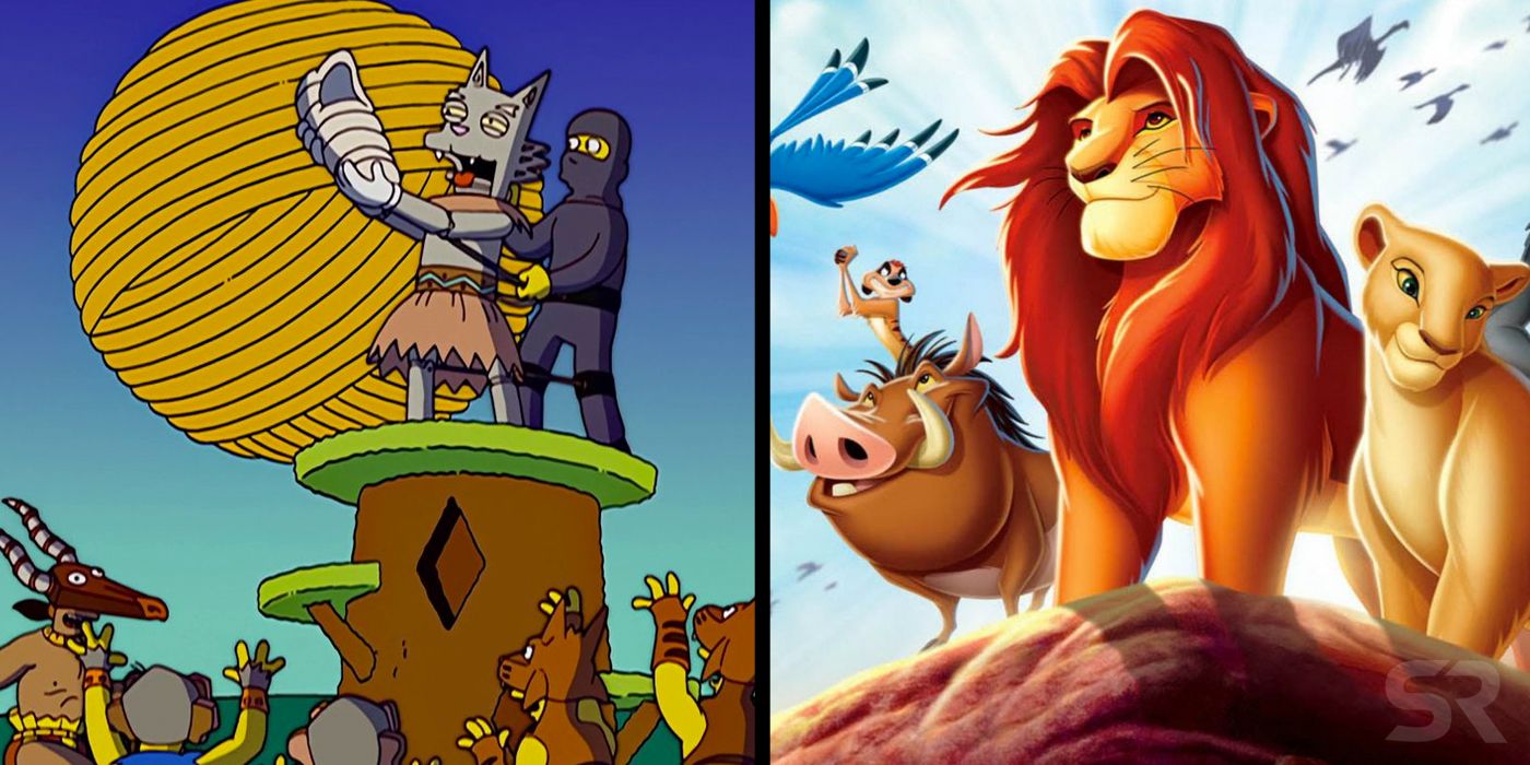 The Simpsons and The Lion King