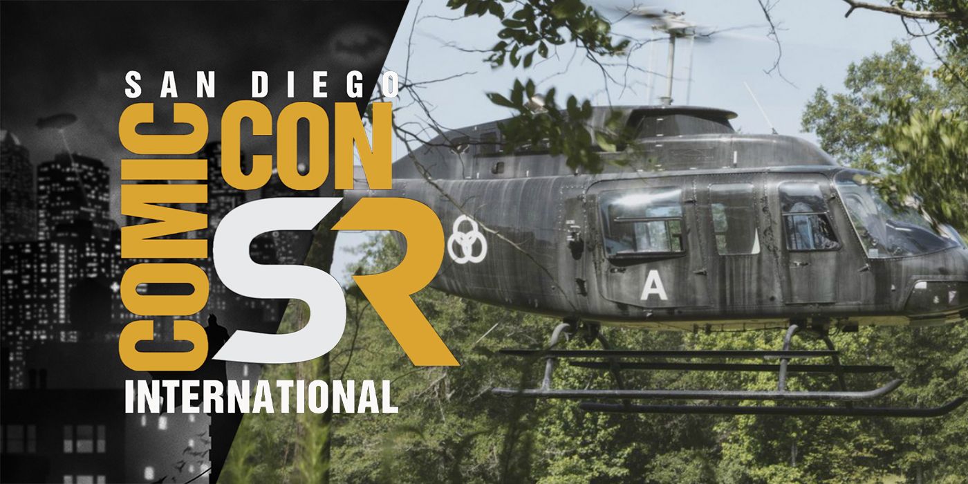 The Walking Dead helicopter SDCC