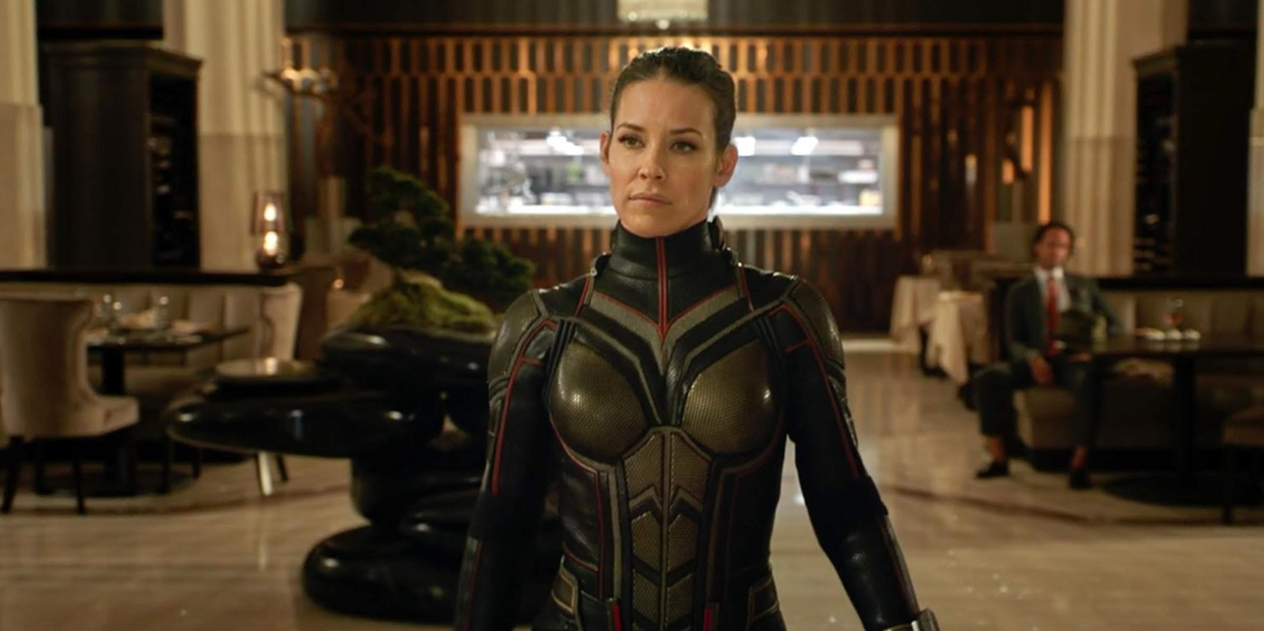 Wasp walking in ready for a fight in Ant-Man and the Wasp