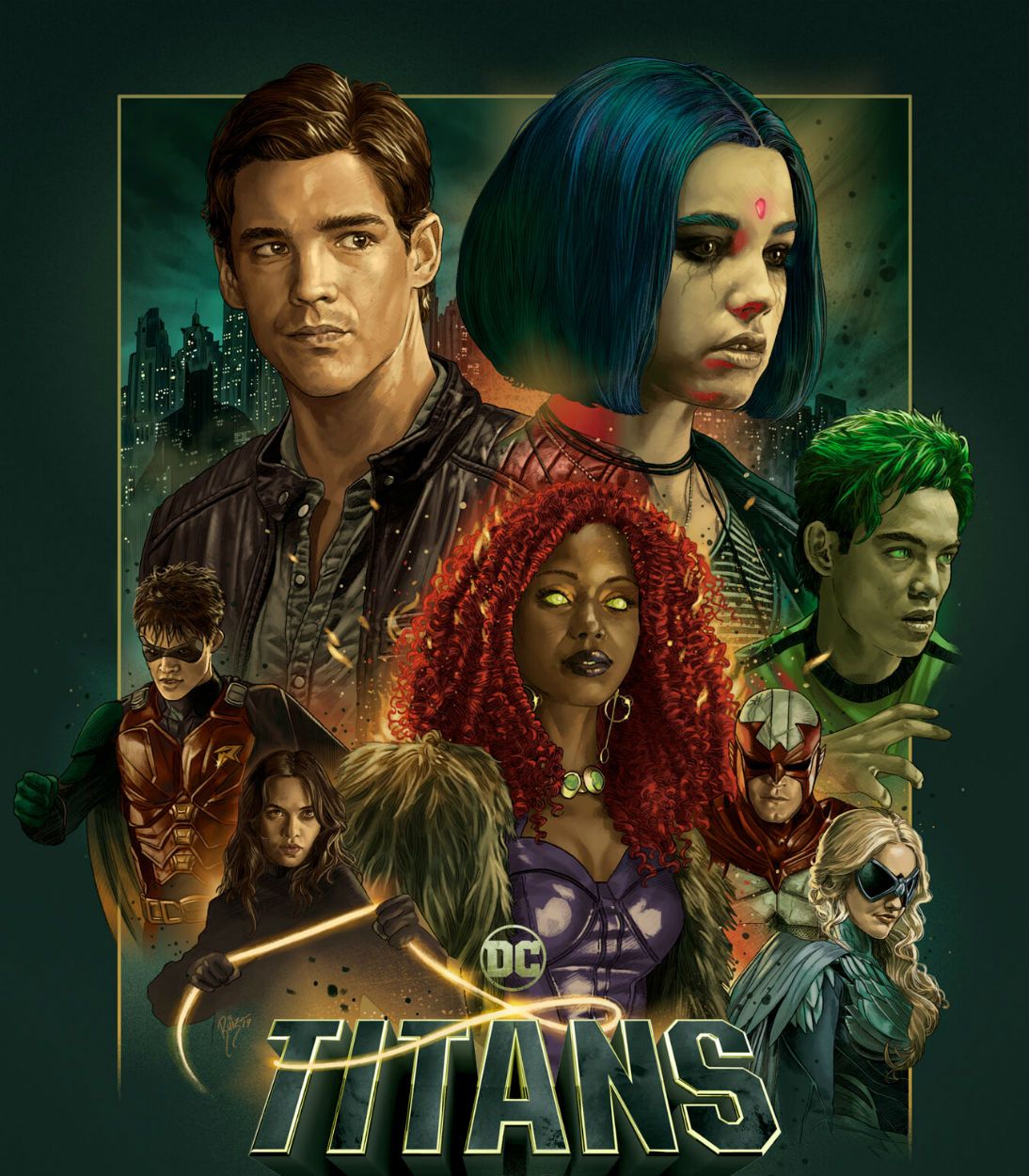 Titans SDCC Exclusive Poster Vertical