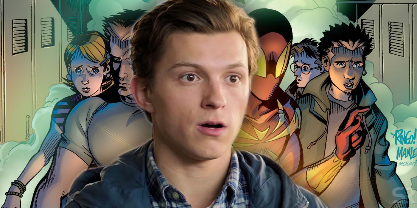 Tom Holland and Spider-Man Comic