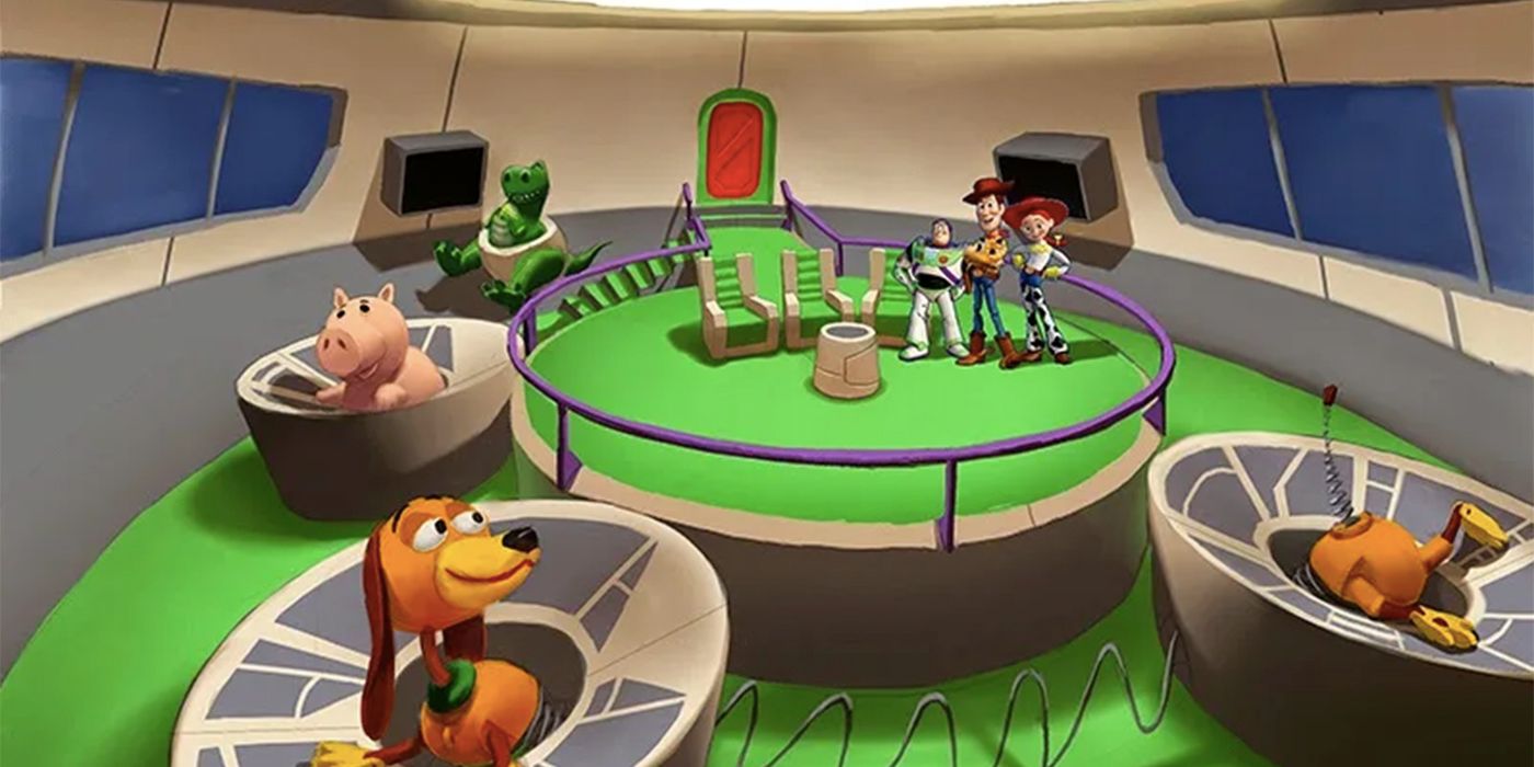 Toy Story Space Exploration Game Art