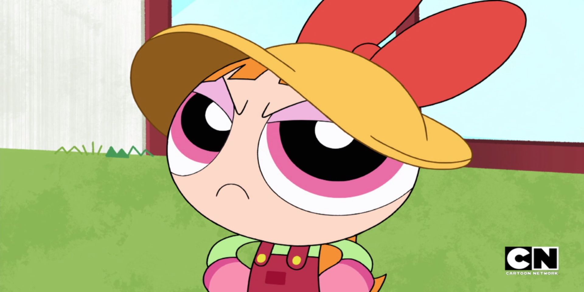 Blossom as she appears in the 2016 reboot of The Powerpuff Girls.