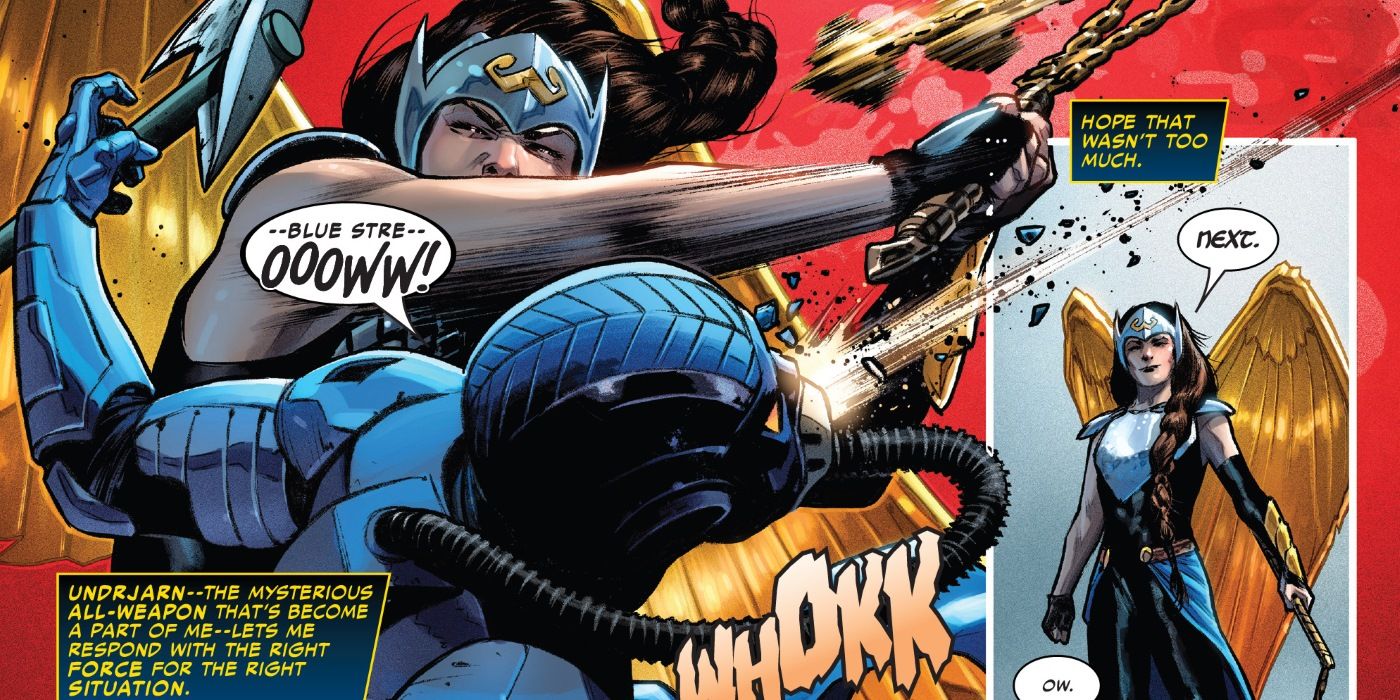 Valkyrie Marvel Comic All-Weapon Attack
