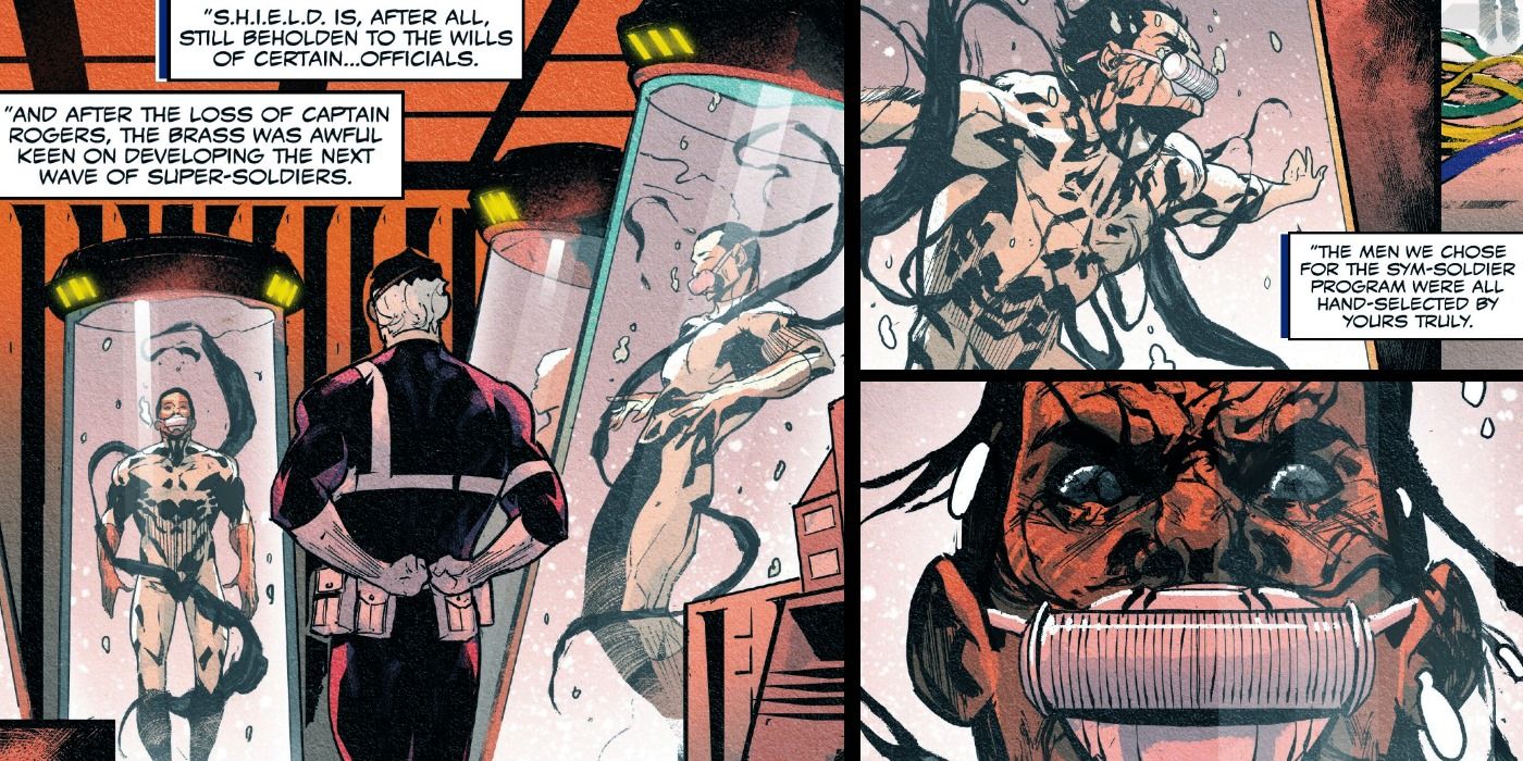 Venom Symbiote Soldiers and Nick Fury