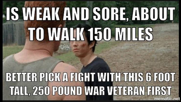 10 Hysterical The Walking Dead Logic Memes Only True Fans Understand