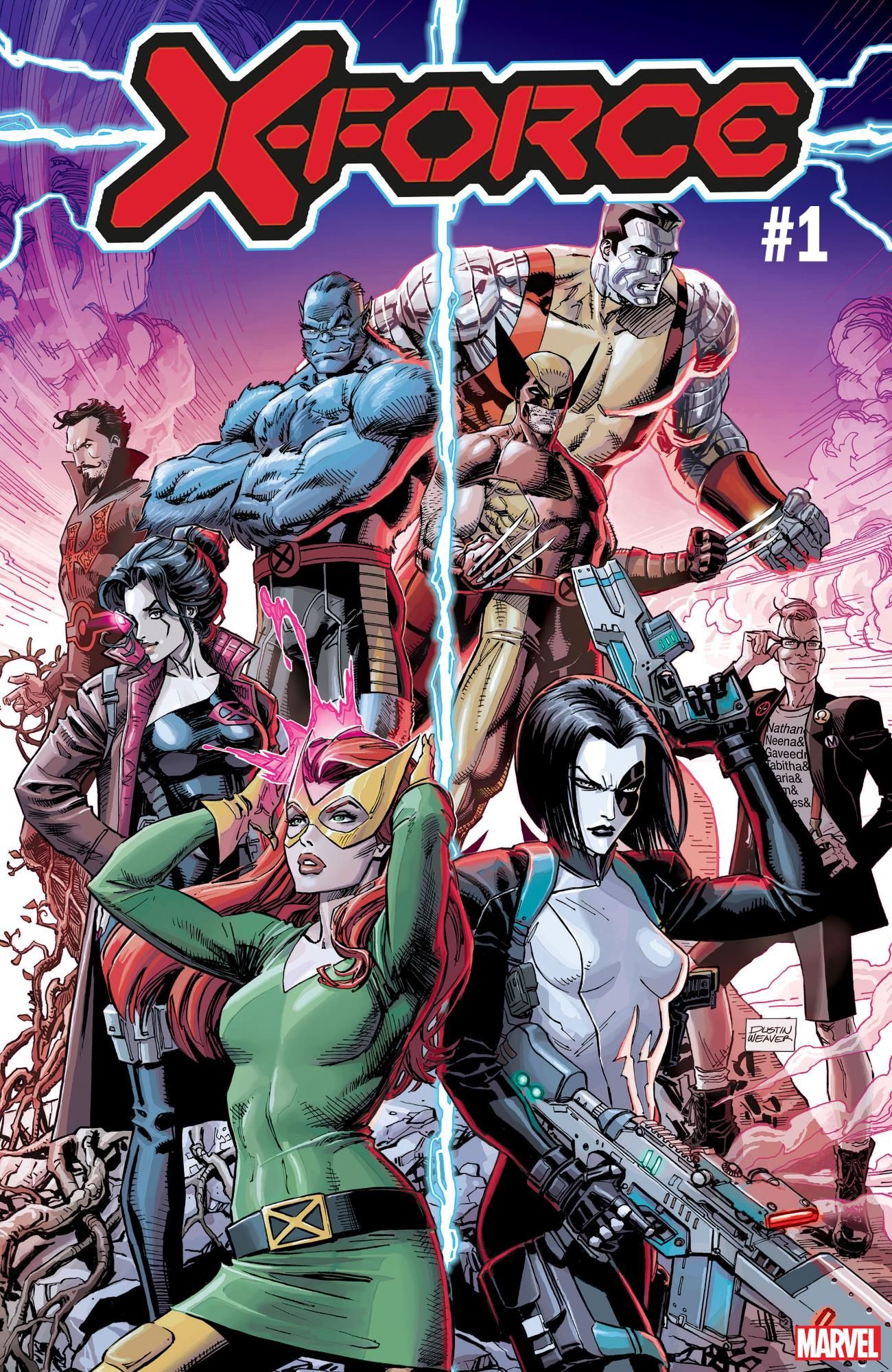 X-Force New Marvel Comic Cover