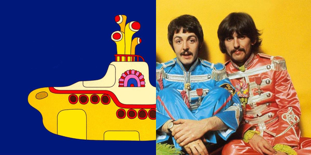 Yellow Submarine and Sgt Pepper uniforms in Yesterday