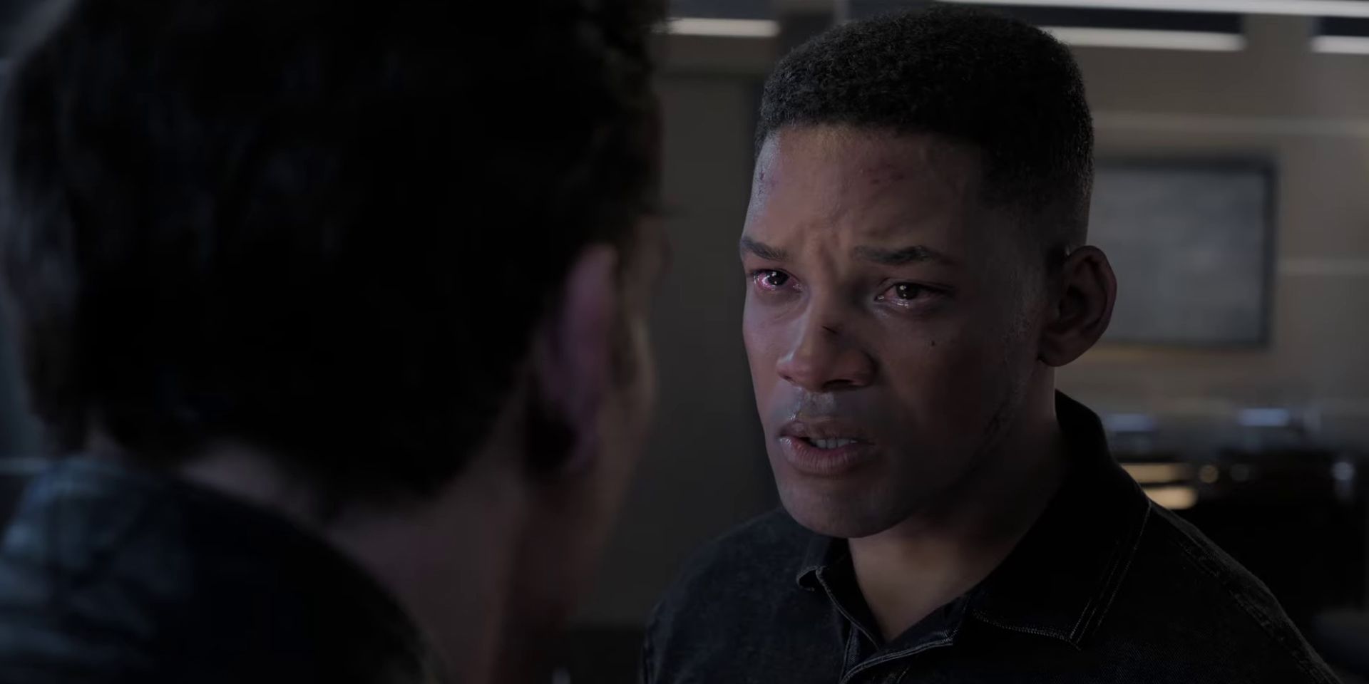 A young Will Smith confronts his older self in Gemini Man
