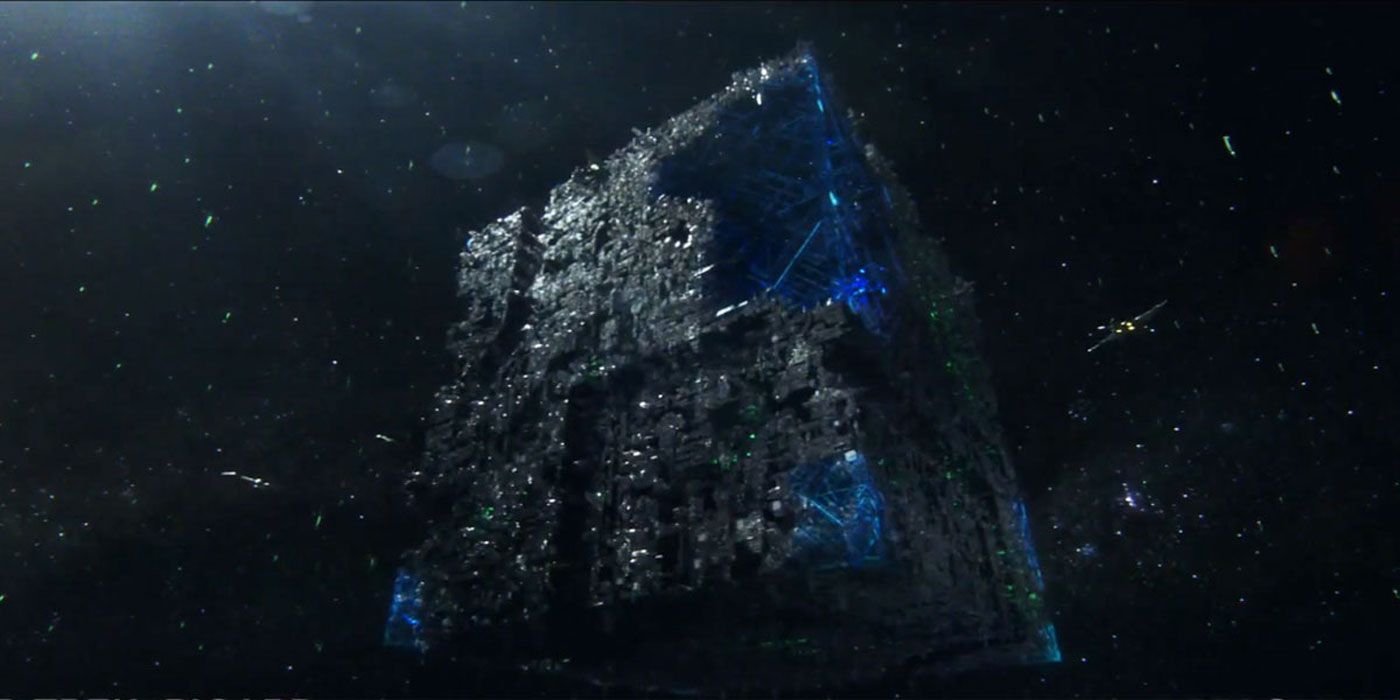 Borg cube in Star Trek: Picard