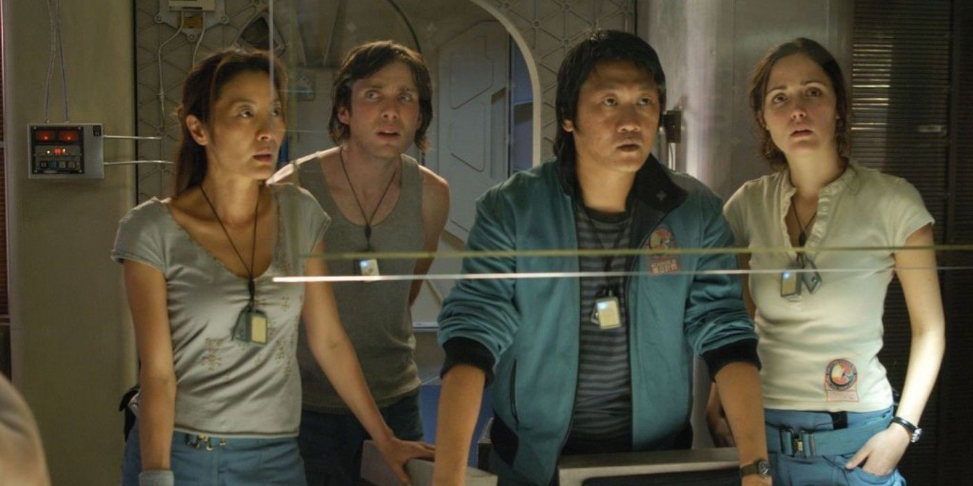 The main characters in 2007's Sunshine.