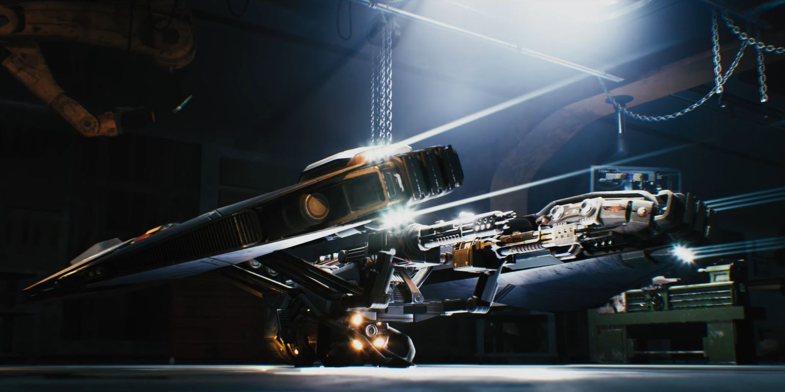 A vehicle seen in the teaser for V1 Interactive&rsquo;s Disintegration.