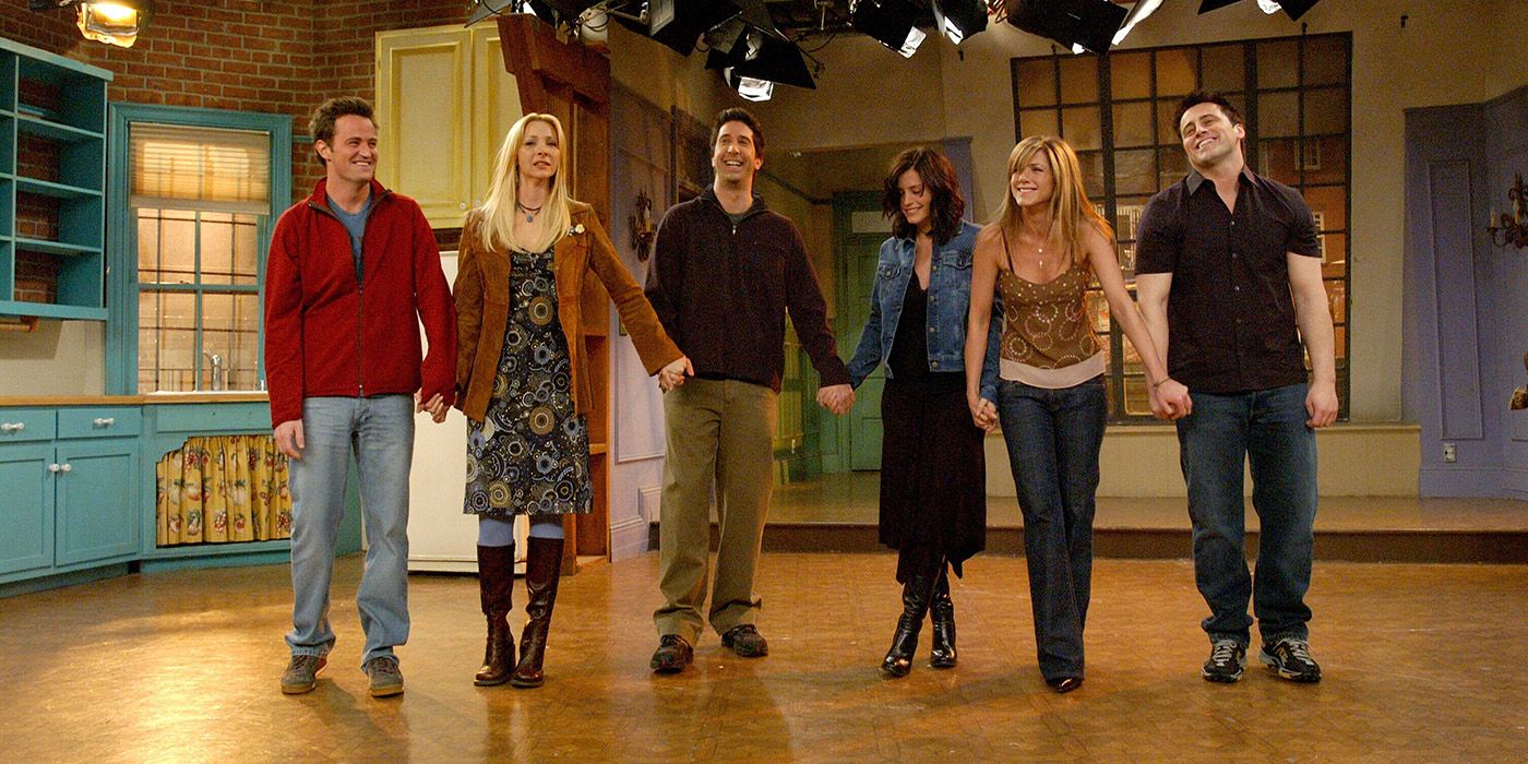 The cast of Friends' curtain call in the series finale, &quot;The Last One&quot;