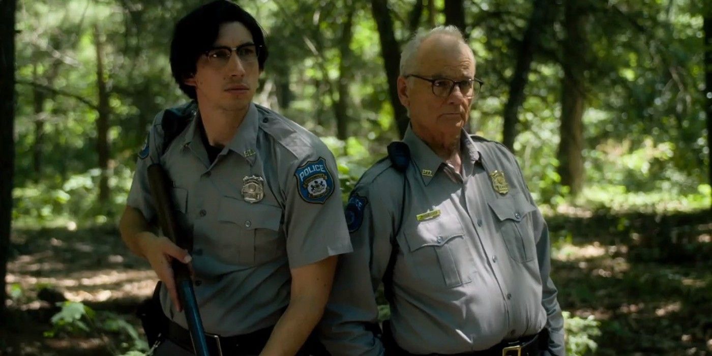 Adam Driver and Bill Murray in The Dead Don't Die.