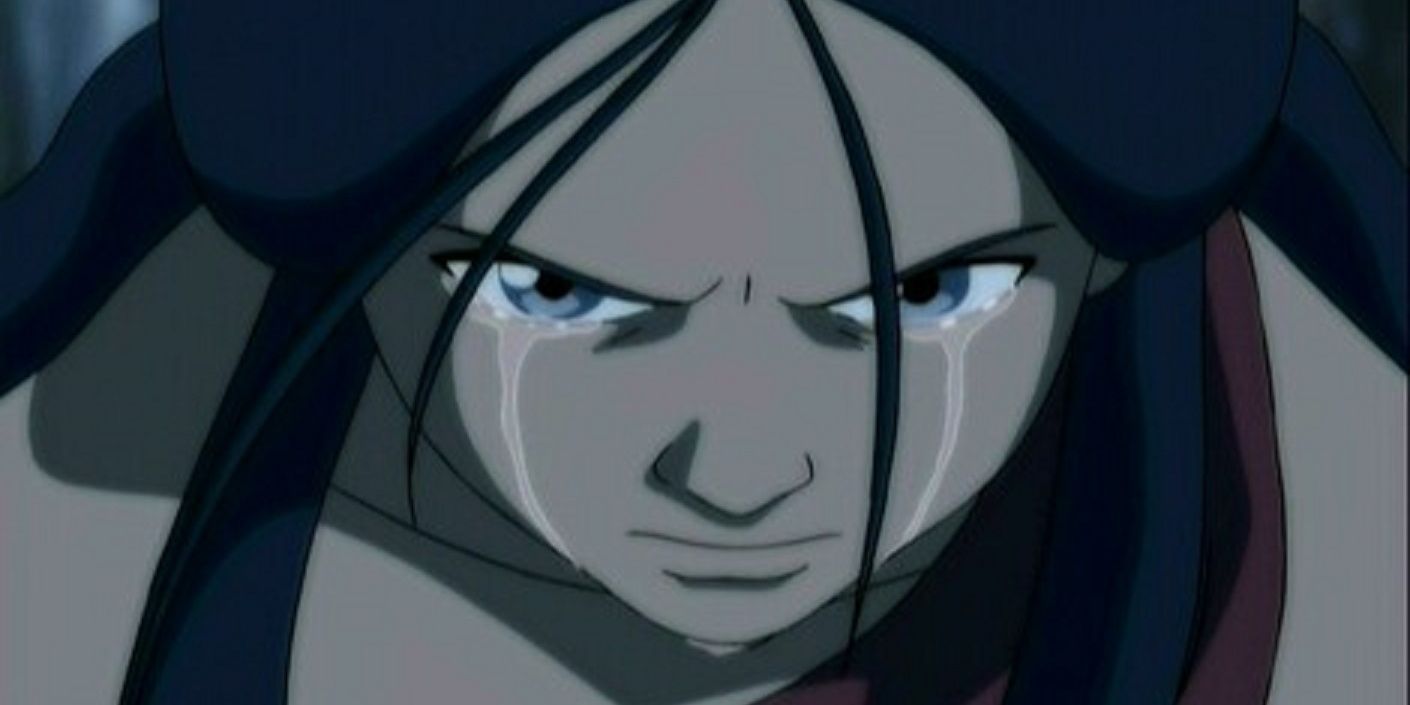 Katara cries while using bloodbending in Avatar: The Last Airbender