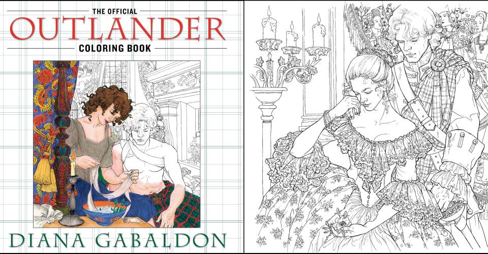 Outlander Has A Classy Tie In Coloring Book Screen Rant
