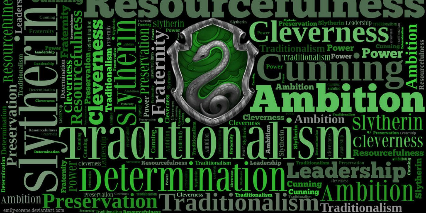Slytherin traits infographic