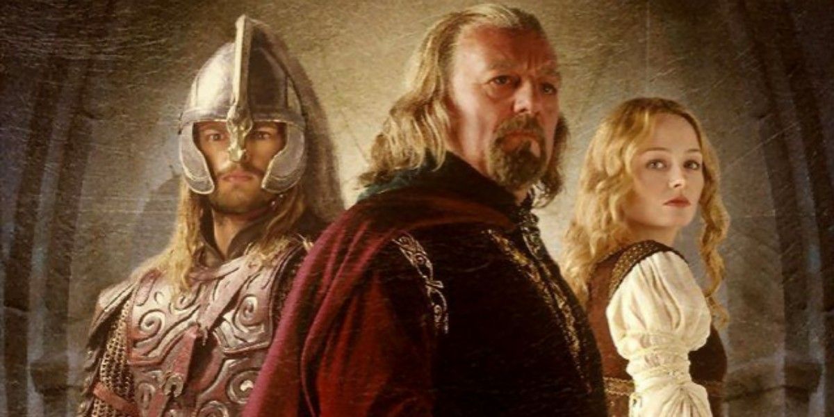 Eomer, Theoden, and Eowyn in Lord of the Rings. 