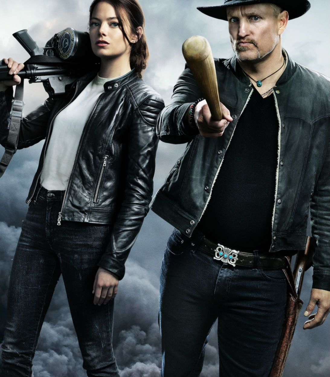 Zombieland: Double Tap Emma Stone and Woody Harrelson Vertical