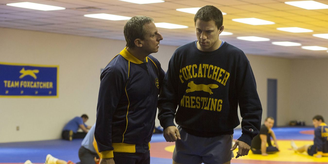 A scene from Foxcatcher