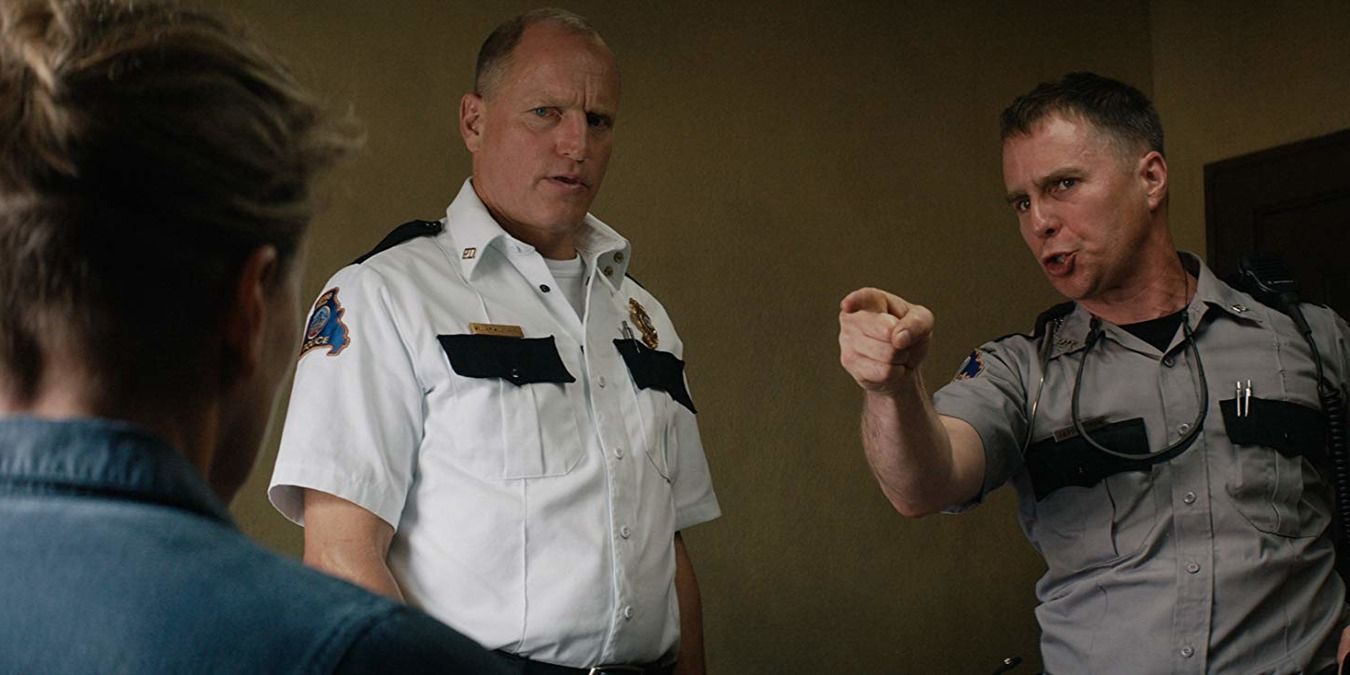 dixon with woody harrelson interrogation room